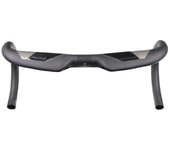 Manillar de bicicleta de carretera ultraligero de fibra de carbono Manillar de bicicleta de carretera de 380 mm mate con enrutamiento interno Negro