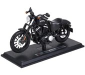 Maisto 1:12 Harley Davidson 2014 Sportster Iron 883 Die Cast Vehículos Pasatiempos Coleccionables Motocicleta Modelo Juguetes Model and Base