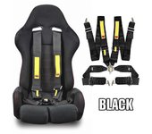 Arnés de seguridad de carreras de 3 pulgadas Arnés deportivo para automóvil de 4 /5/6 puntos Cinturón de seguridad Cinturón de seguridad ajustable ...