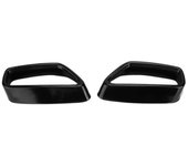 Tapa de la punta del tubo de escape de escape de 2 piezas de reemplazo negro brillante para 5 Series G30 G38 2018?2021