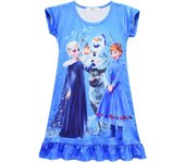 2023 nuevo Frozen 2 ropa ropa niñas vestido niños ropa de casa pijama vestido de noche falda 3110 100cm