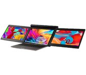 Extensor de pantalla portátil de doble monitor triple IPSDisplay plegable de 13,3" para portátil