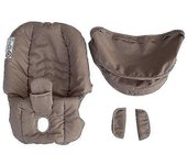 Accesorios para cochecitos Kit de cambio de cojín de asiento Parasol para Doona Foofoo cochecito de asiento de coche Marrón