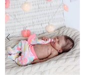 Regalos de Mardi Gras Muñeca de silicona lavable de silicona de silicona Muñeca linda y suave como un bebé real Fácil de 244079 Rosa