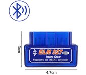 OBD2 Car Scanner Mini ELM327 Diagnostic Adapter Tester Wireless WIFI Bluetooth Car Diagnostic Tool Code Reader para Android IOS Basic Bluetooth