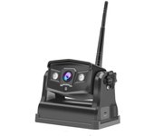 Cámara retrovisora inalámbrica, cámara de visión trasera/delantera WiFi Batería recargable para remolque/camión/quinto Wh Negro