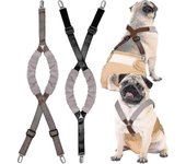 Ribn 2 Piezas Tirantes De Pañales Para Perros Y S Arnés Canino Mantenga El Pañal En Su Perro Para Perros Medianos Y Grandes (, , S) S