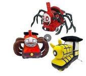 Juego de terror Choo-choo Charles Plush Toy Soft Spider Muñeca de peluche Horrible Charles Train Cartoon Spider Plushies Regalos para niños A