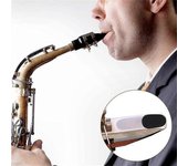 160 Piezas Saxofón Boquilla para Clarinete Tenor/Alto Cojín Boquilla para Saxofón Parches Almohadillas Cojines Grueso 0.8 mm Negro