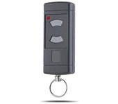Transmisor de mano de puerta de garaje para HSE2 HSM4 HSM2 HSE4 HS2 HS2 HS4, auricular de control remoto de garaje de 40.685 MHz Gris