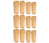 12 piezas de taras de bambú Tazas de ventosas reutilizables Frascos de ventosas de masaje Herramientas de ventosas de salón Como se muestra 10.00X3...