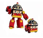 6 piezas/set 2023 Corea Speelgoed Polis Robocars Transformatie Robot Poli Roy Amber Anime Metal Figura de Acción Dibujos Animados Coche de Juguete ...