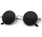 John Lennon Gafas Gafas de sol redondas para hombre Gafas de sol Polarized Circle para mujer Gafas de sol para hombres Protección Steampunk