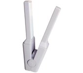 2 en 1 Mini rizador de plancha para el cabello USB alimentado por pequeñas planchas de cabello para mujeres mujeres Púrpura