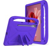 Para Lenovo Tab P12 EVA Case Handle Cubierta de tableta apta para niños a prueba de golpes Púrpura