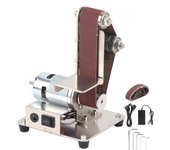 775 Amoladora multifuncional Mini lijadora de banda eléctrica Rectificadora pulidora de bricolaje 110-240VEU Enchufe
