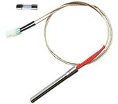 Encendedor de encendido de 220 V Pellet de madera Hot Rod impermeable compatible con las piezas de la estufa de la parrilla de la chimenea Como se ...