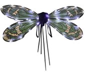 alas de hada mujeres brillante ala de libélula disfraz ligero, transpirable, accesorios de vestir para fiestas cosplay realizar Negro