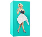 Caja de pañuelos de la muchacha de la historieta, falda voladora, caja de pañuelos, servilleta de decoración de escritorio, falda larga de la mucha...