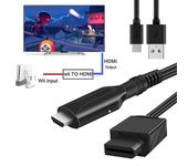Hd Wii a Hdmi adaptador convertidor con cable USB de alta velocidad cable de conversión de juegos