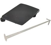 51117246868 For-BMW F10 F11 F18 5-SERIES 520i 528i 535i 550i 2011 2012 2013 Tapa de cubierta de gancho de ojo de remolque del parachoques delantero...