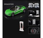 1:24 Tesla Model 3 Model Y Model S Model X Alloy Die Cast Car Model Sonido Y Luz Juguetes Infantiles Coleccionables Regalo De Cumpleaños Roadster V...