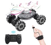 Coche de control remoto para niños adultos, coche rc controlado a mano, camiones monstruo todo terreno para niños Gesture Rc Stunt Car 360 Flips 50...