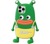 Baicccf Las fundas de teléfono kawaii se aplican al iPhone 13Pro, linda funda de teléfono de mono de rana de dibujos animados funda de funda de fun...
