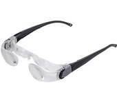 Lupas de televisión de televisión 2.1x 0 a +300 grados Gafas de manos libres-yuyu