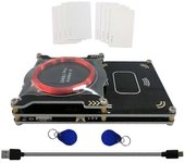 512k Proxmark3 Easy V3.0 RDV4 ID de memoria mejorado M1 IC Lector de tarjetas RFID incorporado Decodificador de antena integrado Decodificador Colo...