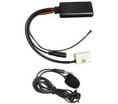 Para - W169 W245 W203 W209 W251 W221 R230 Adaptador de receptor de módulo Bluetooth Adaptador de cable AUX estéreo de radio Negro