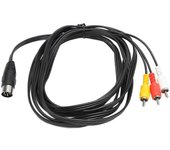 Cable DIN de 8 pines macho a 3 RCA macho Cable adaptador de sonido DIN de 8 pines a 3 RCA para equipos estéreo de 9,8 pies