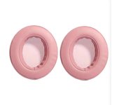 Para Razer Kraken X 1 par de almohadillas de repuesto para auriculares orejeras de cuero proteico transpirable Rosa