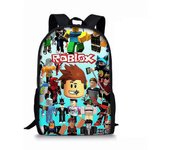 Lequeen Niños Niños Niñas Roblox Mochila Mochila Escolar Estudiantes Mochila Mochila Daypack Gamer Regalo A