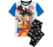 Dragon Ball Z Boys Manga Corta Pijama de Pierna Larga Set Gris Goku 13-14 Years