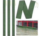 Barreras contra inundaciones activadas para la puerta de la casa, bolsas sin arena para anti inundación Verde 30*70cm