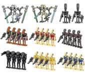 Paquete De 28 Piezas De Soldados De Batalla Figuras De Acción, Generales Y Droides Con Armas, Bloques De Construcción De Montaje Juguete De Regalo ...