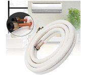 3meter Par de aires del acondicionador Tubo de bobina 1/4in 3/8in Aislado Alambre de cobre Set Piezas del acondicionador de aire R