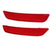 Reflector de parachoques trasero para Mondeo MK4 2007-2010 rojo