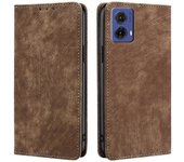 Para Motorola Moto G85 5G / S50 Neo 5G Case RFID Blocking Wallet Cubierta de teléfono de cuero Multicolor Style A