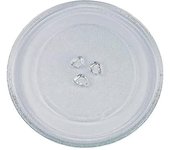2024 Nuevo plato de vidrio giratorio universal para microondas con 3 accesorios, 24,5 cm