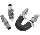Actualice el kit de manguera de derivación del núcleo del calentador del motor de aluminio Manguera de tubo en U para 626-001