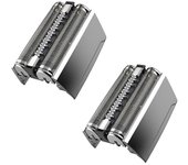 2PC 52S Cabezal de casete de afeitadora de repuesto para Braun Series 5 5020 5020S Pantalla de lámina de repuesto de afeitadora Plata