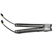 1 par de luces antiniebla LED DRL para automóvil Clase G W464 G500 2019-2021 Luz de conducción diurna Negro transparente