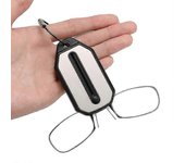 Llavero de conveniencia Mini nariz clip gafas de lectura + estuche estilo thinoptics Strengthen 1.00