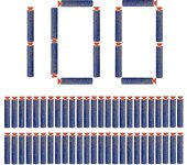100 Piezas 7.2cm Cito de succión Dardos Rellenar balas Flechas de espuma Accesorios para Nerf N-strike Elite Series (Ventosa)
