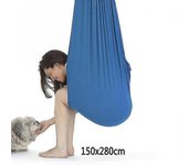 Hamaca columpio de algodón para niños para autismo TDAH Agregar terapia Acurrucarse Terapia Infantil Sensorial Paquete elástico Asiento estable Sil...