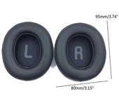para JBL TUNE 700BT 700BTNC 750BTNC Auriculares Almohadillas de espuma Cubierta de cojín de esponja Negro A