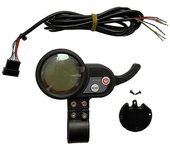 Pantalla LCD de scooter eléctrico con uso de acelerador para pantalla de scooters eléctricos de 10 pulgadas, 52V