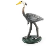 unbrand Simulación de grúa garza animales figuras diseño único Simulación de modelos de garza grúa para niños juguetes cognitivos científicos A